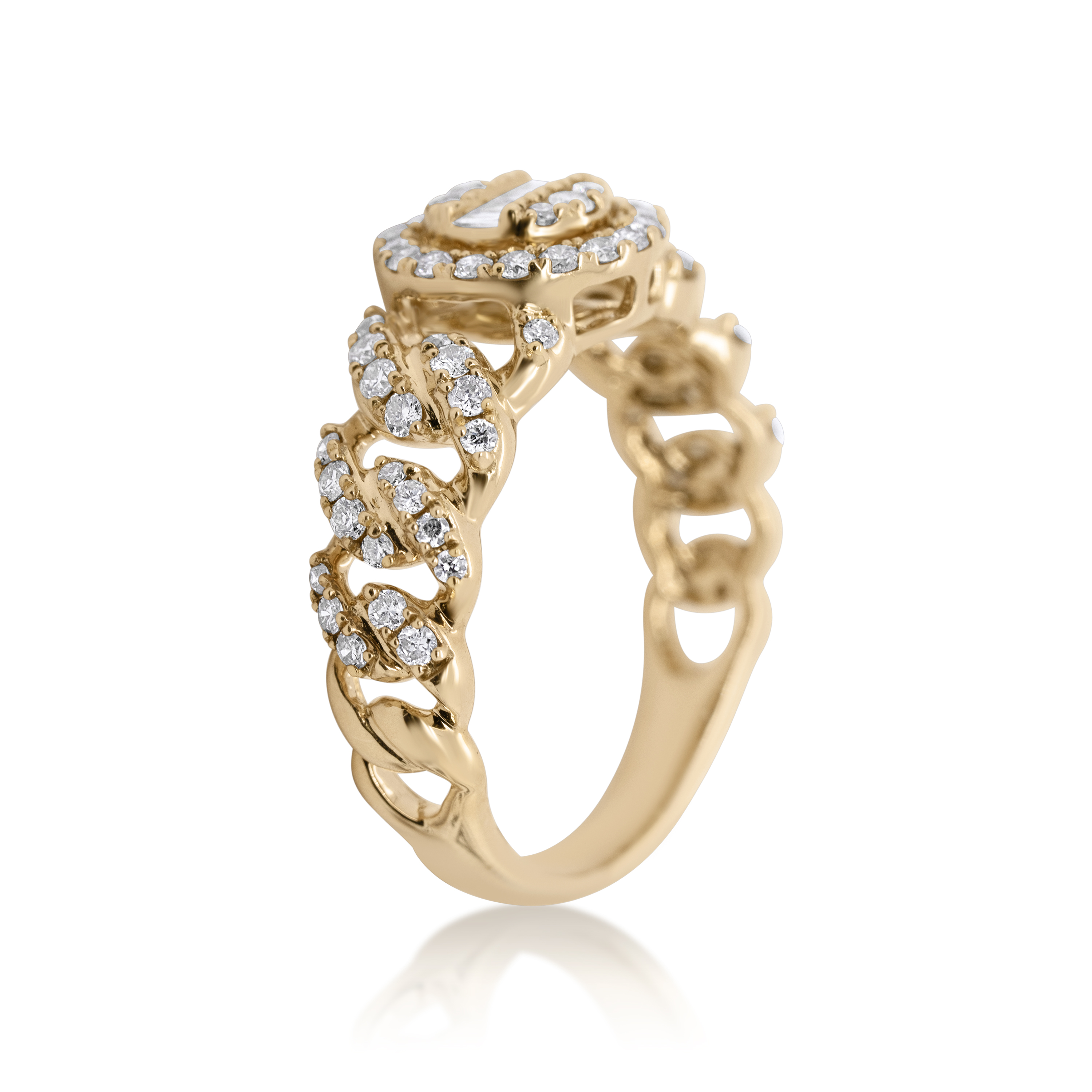 Diamond Ring 0.70 ct. 14K Yellow Gold